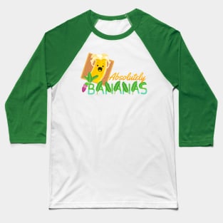 Absolutely Bananas - Punny Garden Baseball T-Shirt